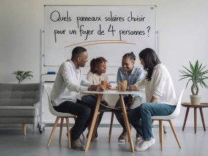 Quels panneaux solaires choisir pour un foyer de 4 personnes